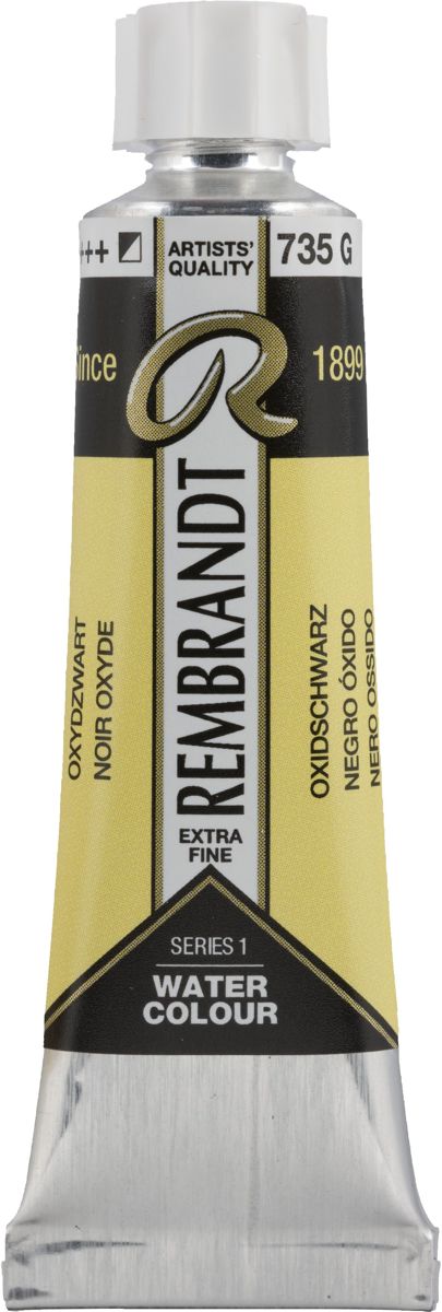 Rembrandt Water Colour tube 10ml | Oxide Black (735)